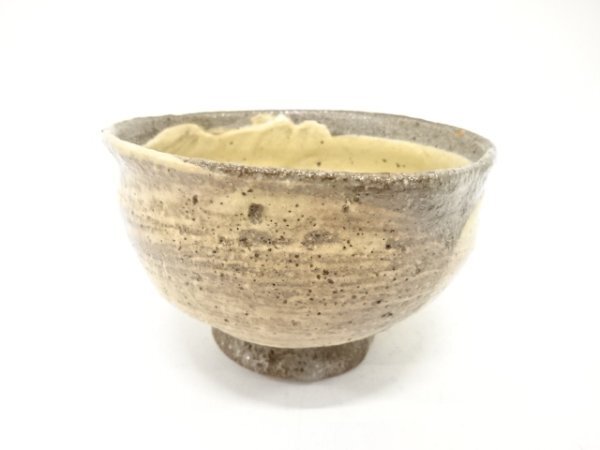 ys7550252; 作家物 刷毛目 茶碗(保護箱付)【道】拍卖