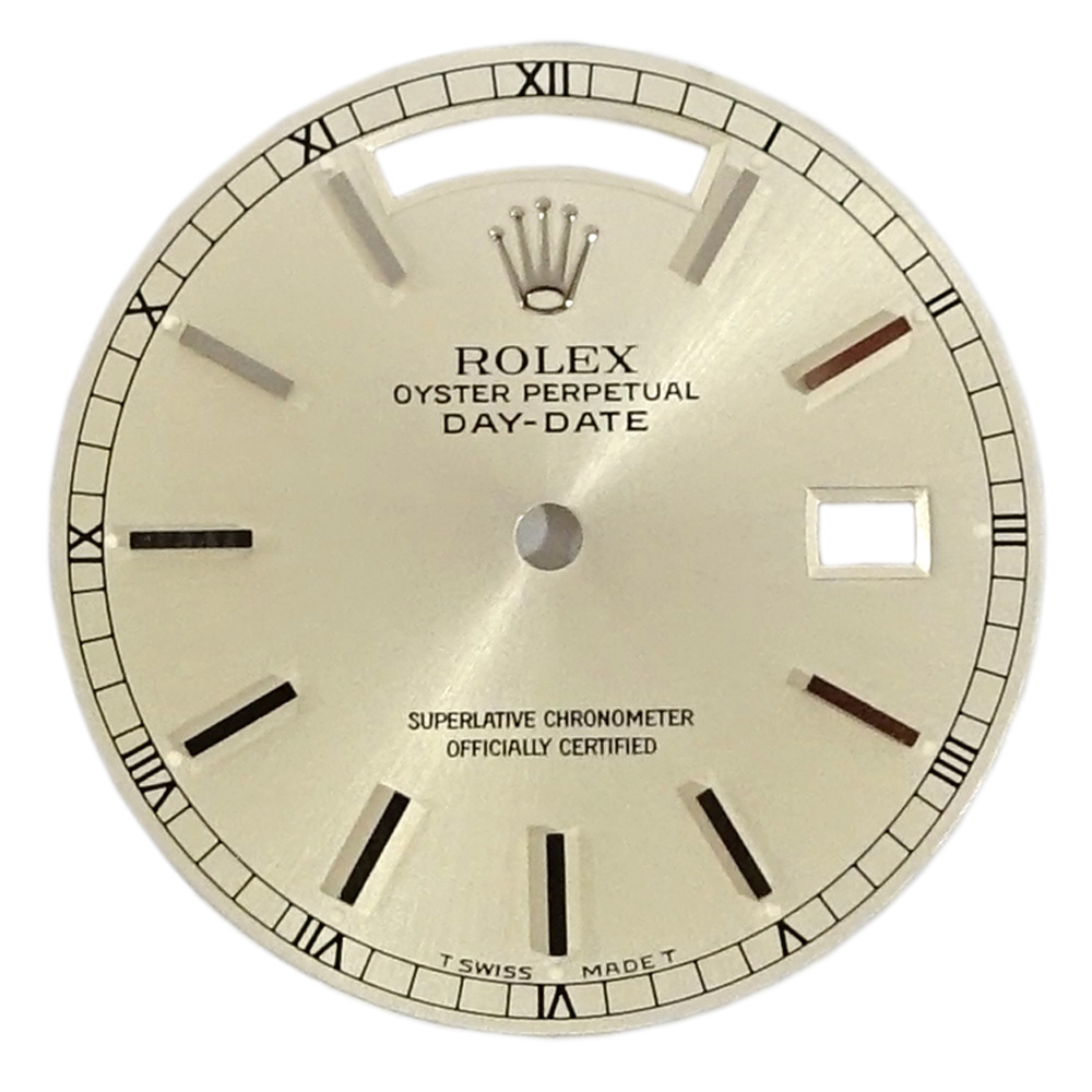 【栄】ロレックス 文字盤 シルバー 18039 18239 バーインデックス デイデイト用 パーツ 部品 小物 その他拍卖