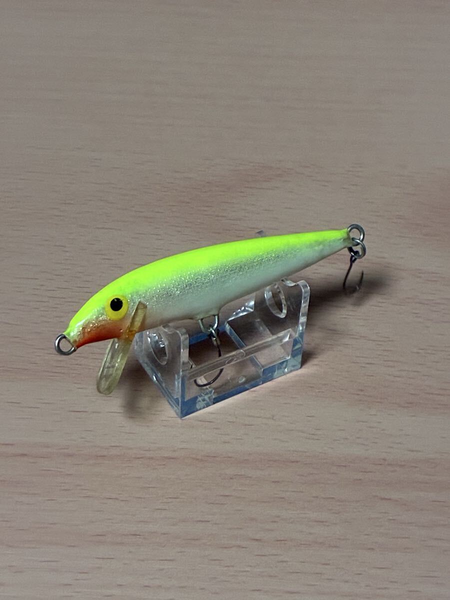 一円スタート ラパラ オリジナルフローティング7 f7 渓流 エリア トラウト バルサミノー ハンドメイド チャート 拍卖