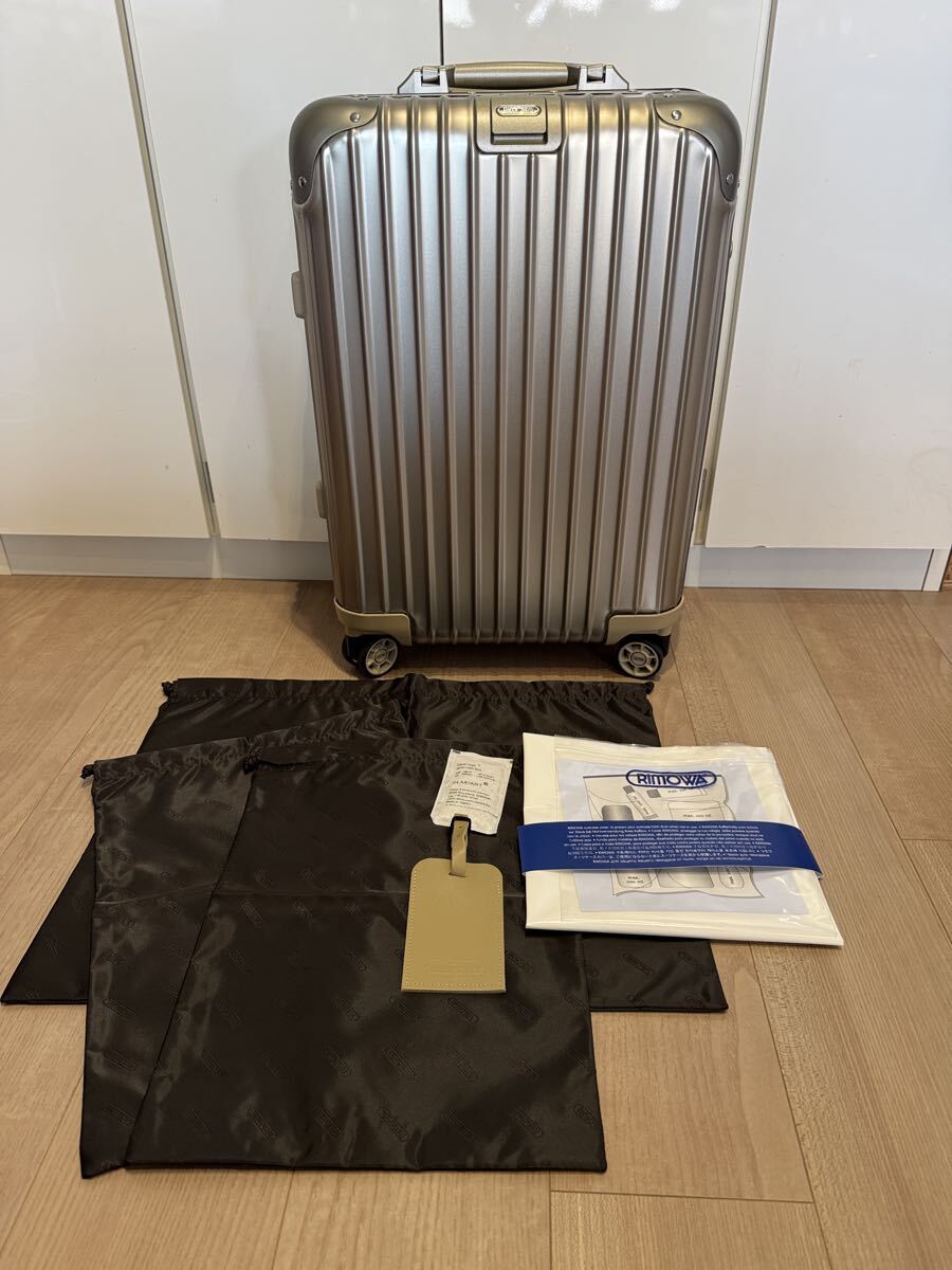 RIMOWA Original Cabin S ゴールド 34L トパーズ キャビントローリー拍卖