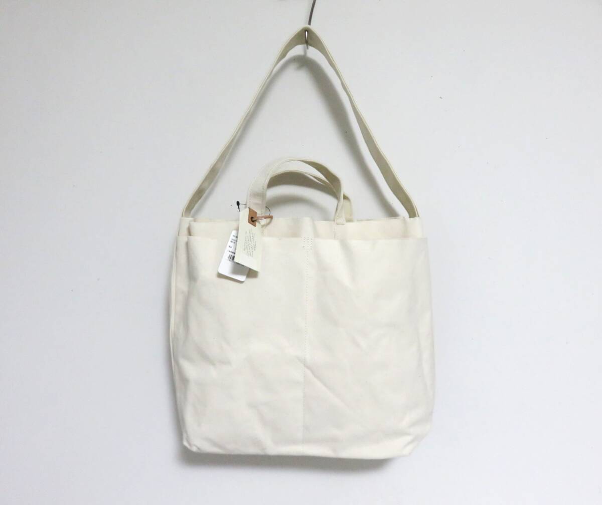 送料無料 新品 SLOW bullet helmet bag S アイボリー 日本製 スロウ ヘルメット バッグ 2way トート ショルダー 帆布 コットン キャンバス拍卖
