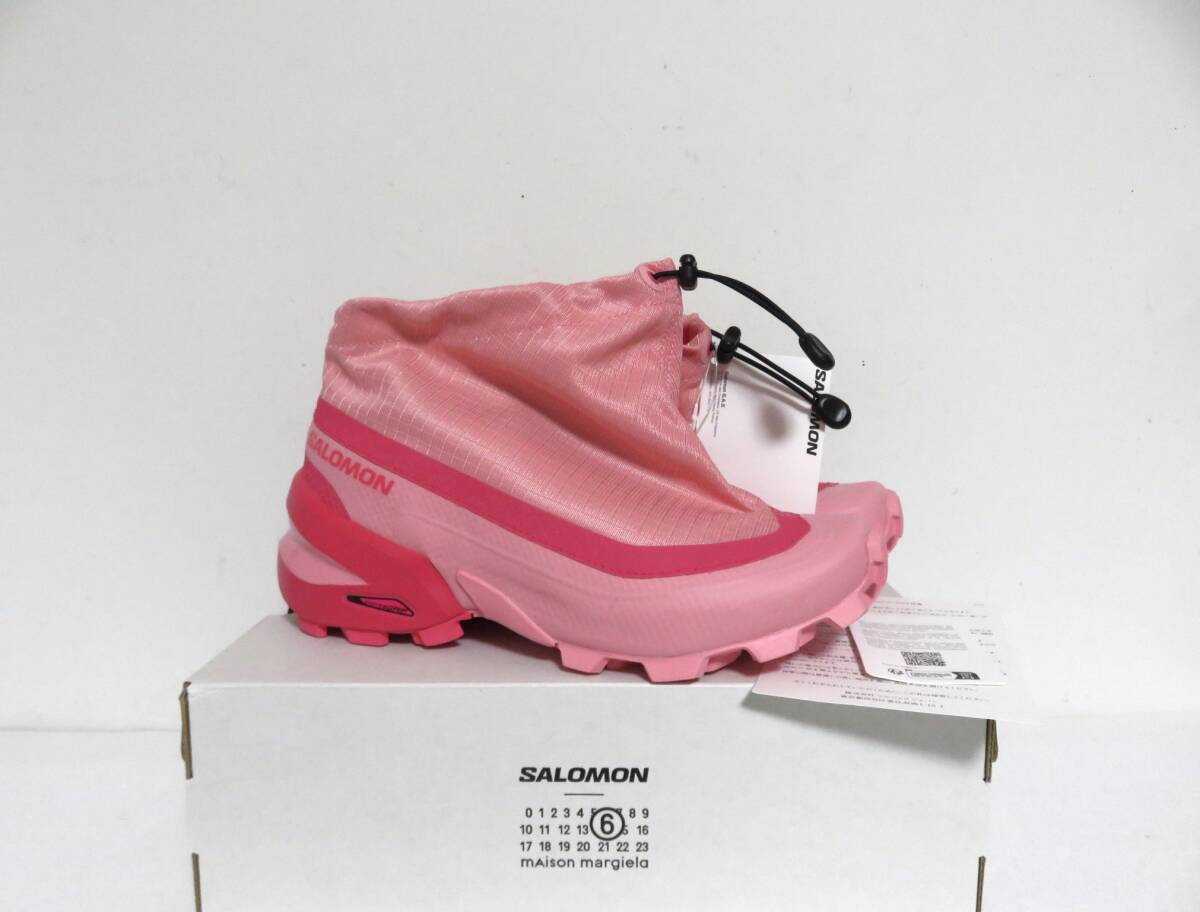 定価6.6万 新品 MM6 MAISON MARGIELA × SALOMON CROSS LOW 40 ピンク サロモン メゾン マルジェラ クロス ロー スニーカー コラボ 25拍卖