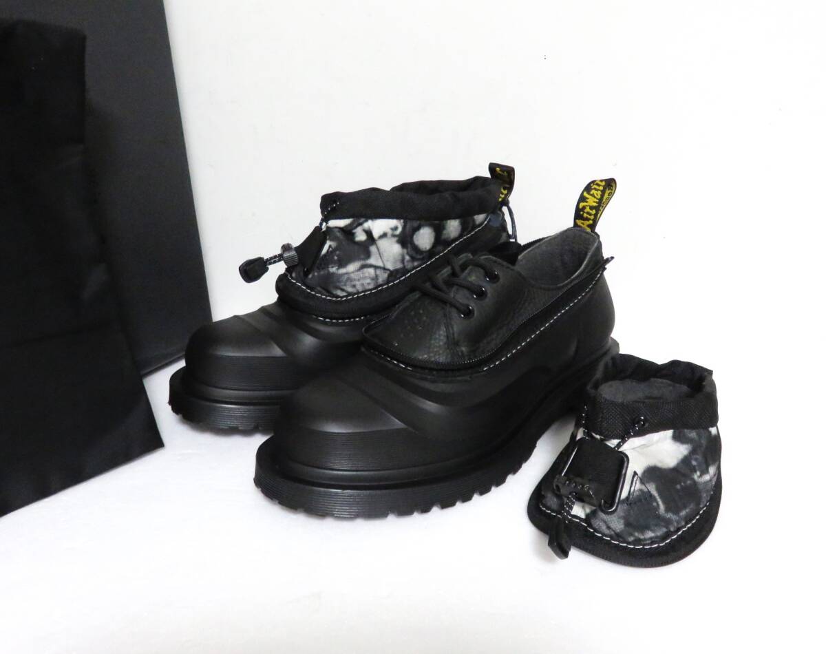 定価4.1万 新品 Dr. Martens 1461 SUB SHOE ブラック UK6 ユニセックス ドクターマーチン 3EYE 3ホール 14xx Removable Gaiters 31840009拍卖