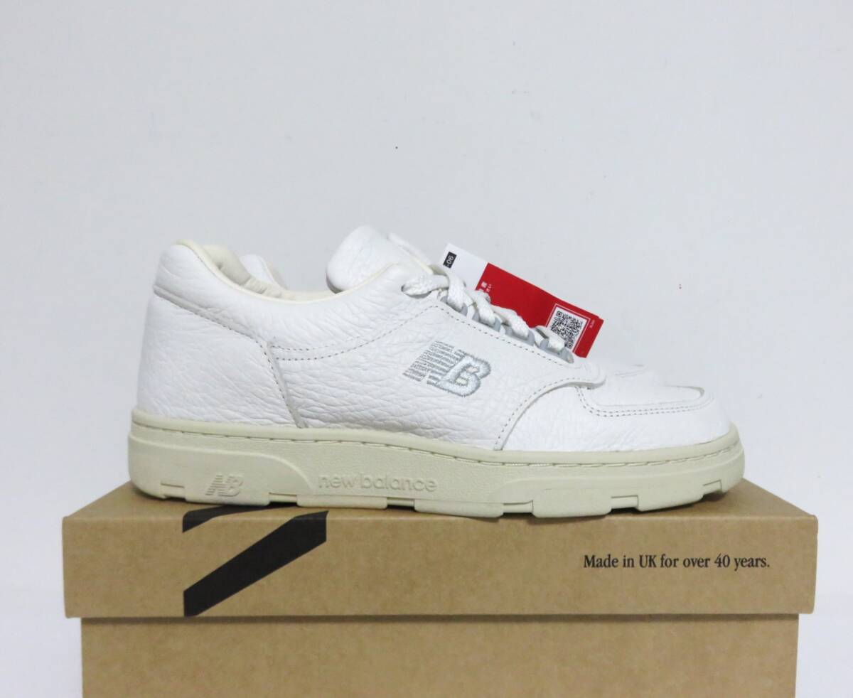 Made in UK 定価4.2万 新品 New Balance ALLERDALE UADWWHI 27 ホワイト シボレザー ニューバランス アラーデール 天然皮革 イングランド製拍卖