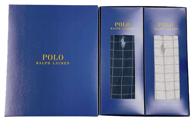 未使用 ギフトセット ソックス ポロ ラルフ ローレン 靴下 2足セット POLO RALPH LAUREN メンズ 【中古】拍卖