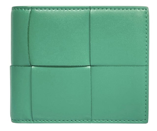 ボッテガヴェネタ 財布 カセット 二つ折りウォレット グリーン メンズ 749455 BOTTEGA VENETA 【中古】拍卖