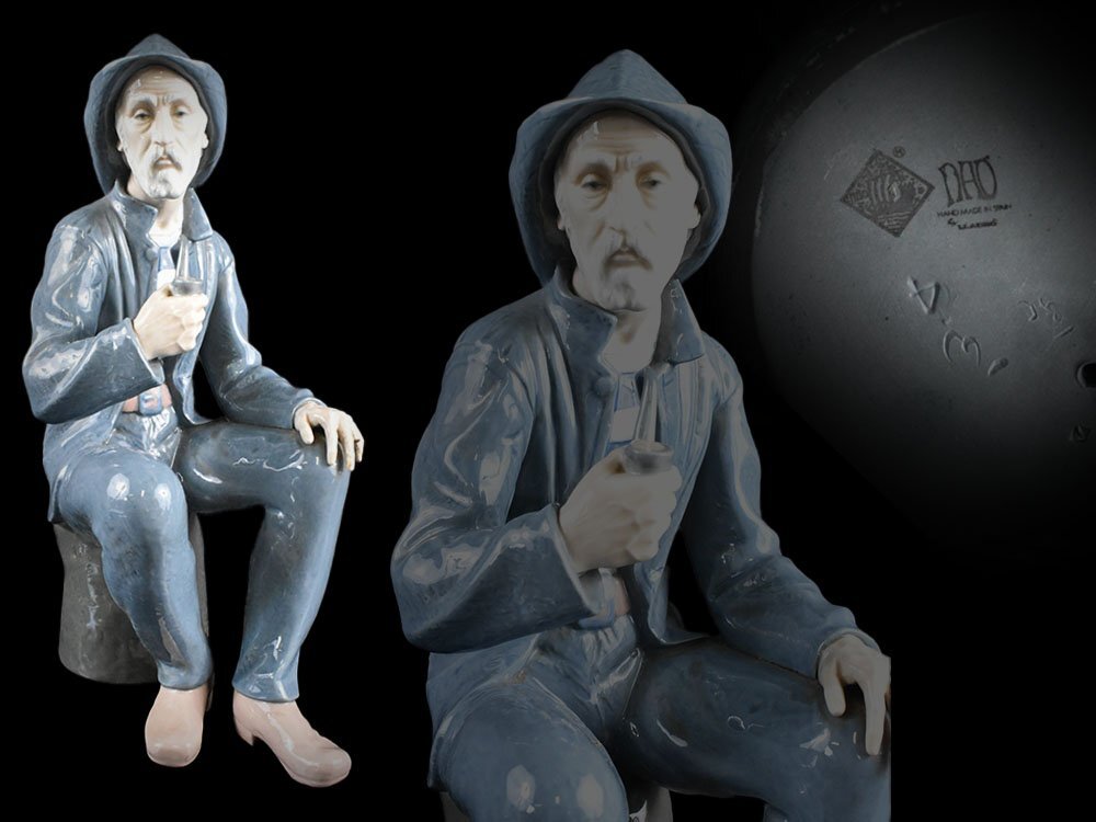 【雲】某コレクター買取品 NAO ナオ 男性 置物 高さ37cm 古美術品(リアドロフィギュリンノスタルジア)BJ1816 CTDlkmnt拍卖