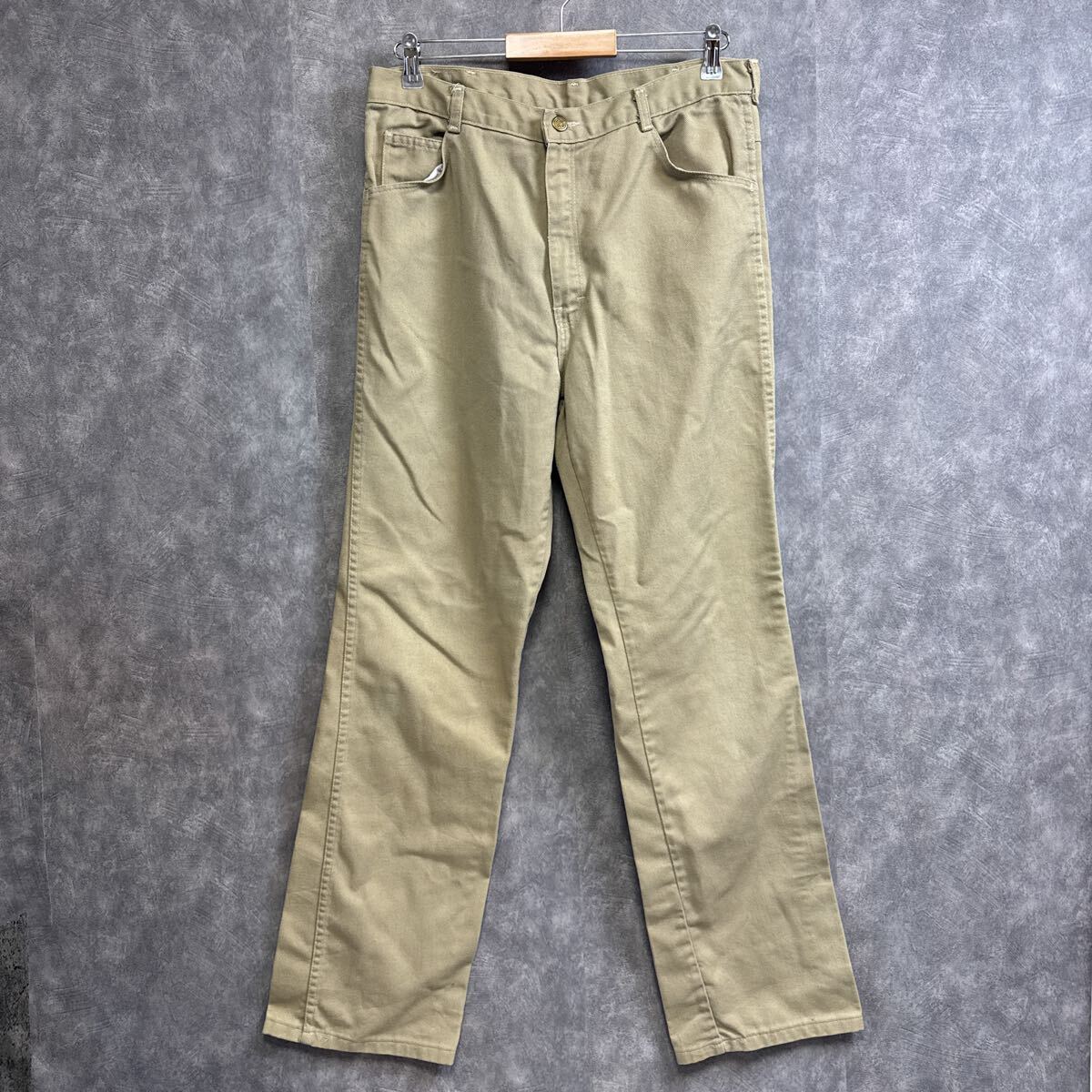 Live-Ins おそらく80s USA製 チノパン ワークパンツ ベージュ ライブインズ ヴィンテージ ビンテージ拍卖