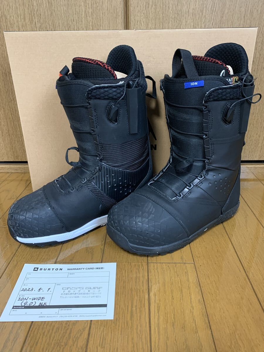 BURTON(バートン) ION WIDE(アイオンワイド)27.0センチ  スノーボードブーツ拍卖