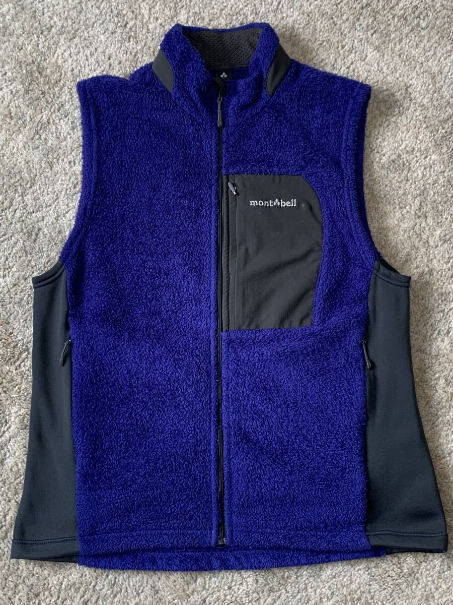 mont-bell(モンベル) フリースベスト メンズLサイズ 美品拍卖