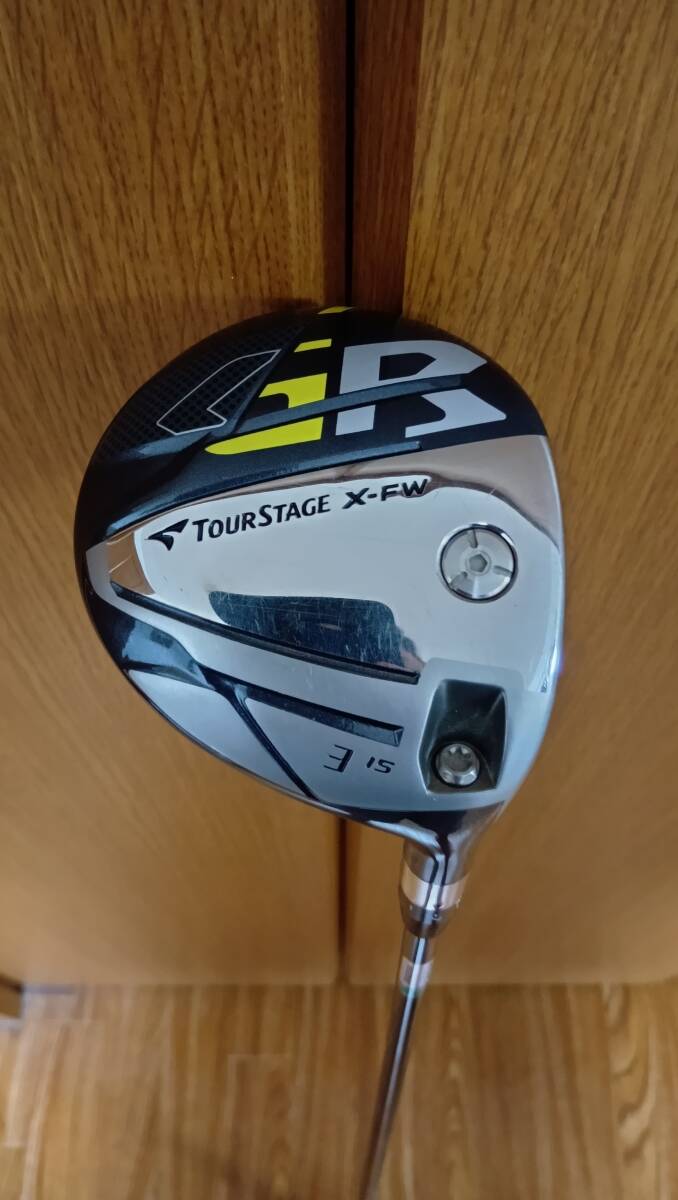 ブリヂストン ツアーステージ フェアウェイウッド TOURSTAGE X-FW GR(2014) 3W フレックスS 中古拍卖