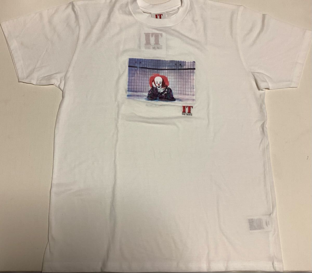 IT イット Pennywise ペニーワイズTシャツ◎XLサイズ◎長期保管・デッドストック・未着用品◆白拍卖