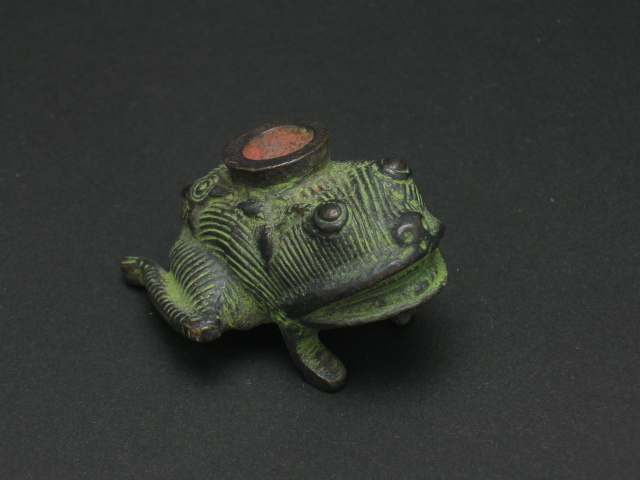 ◎●カエル蛙  置物     真鍮製        NO.28拍卖