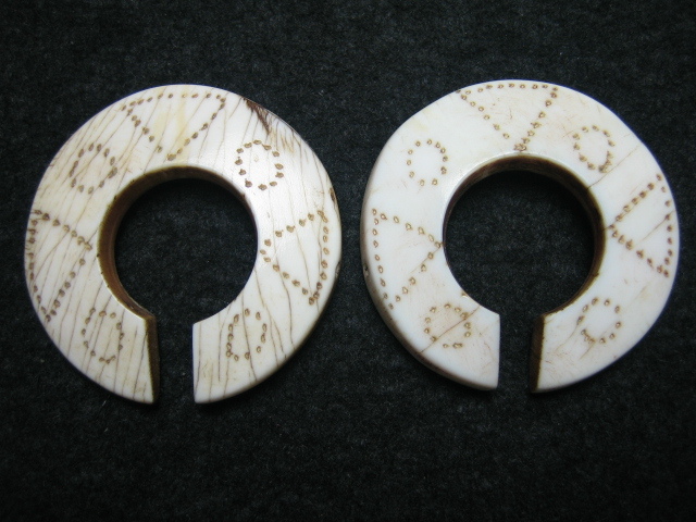 ◎●ナガ族 耳飾り 貝殻製 ナガーランド ⑬9拍卖