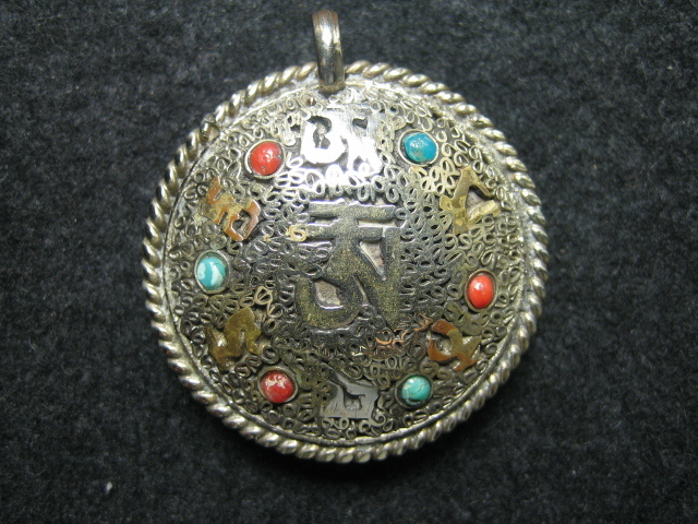 ◎●チベット仏教 オーム ペンダントトップ  デザインNO.3拍卖