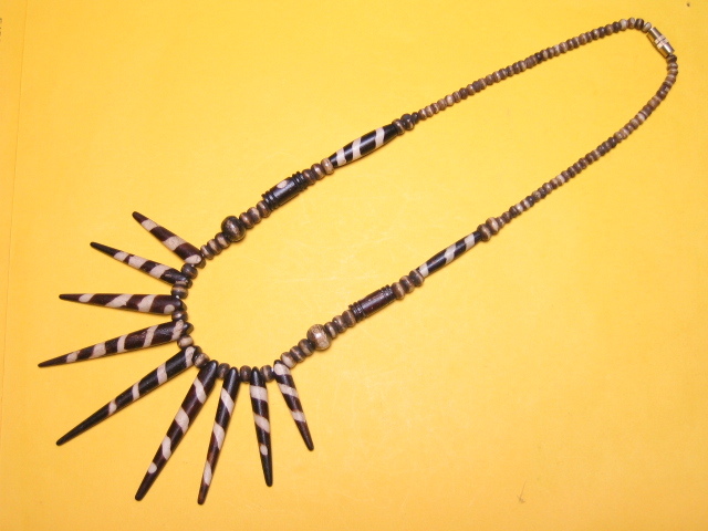 ◎●バッファロー・ボーン(骨)ネックレス 水牛の骨   デザインNO.49拍卖