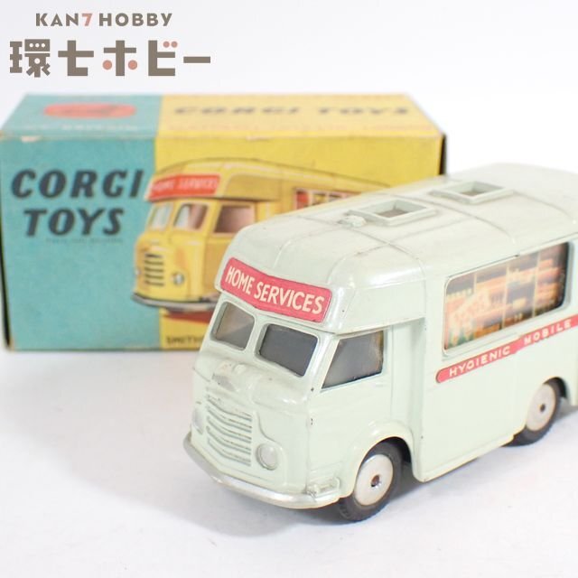 3RT90◆当時物 コーギー スミスキャリーショップ/ミニカー CORGI TOYS/SMITH'S KARRIER SHOP/イギリス製 バン 商用車 トラック 送:60拍卖
