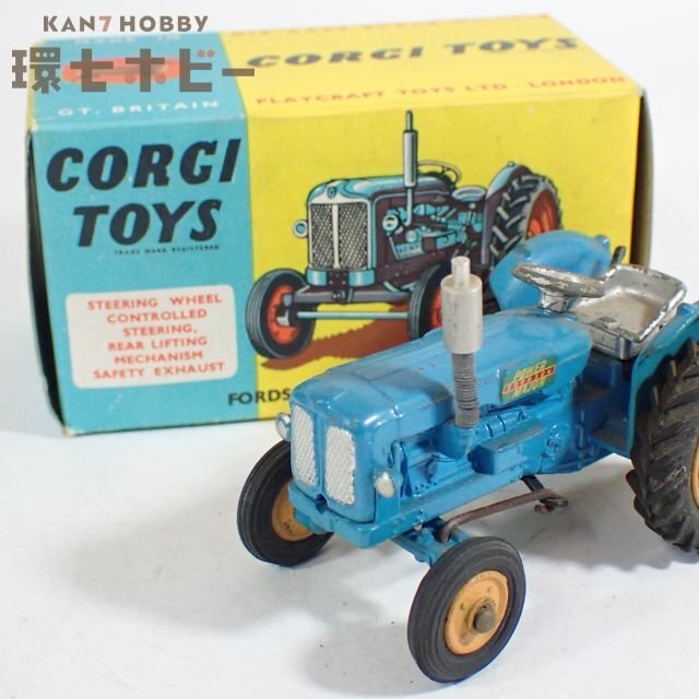 3RT112◆当時物 コーギー フォードサン パワー メジャー トラクター/ミニカー CORGI TOYS/FORDSON POWER MAJOR TRACTOR/イギリス製 送:60拍卖