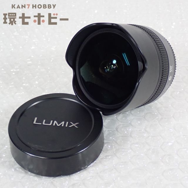 0RT38◆パナソニック ルミックス H-F008 カメラ レンズ 未検品現状/0.1m/0.33ft-∞ 1:3.5/8 Panasonic LUMIX G FISHEYE 送:60拍卖
