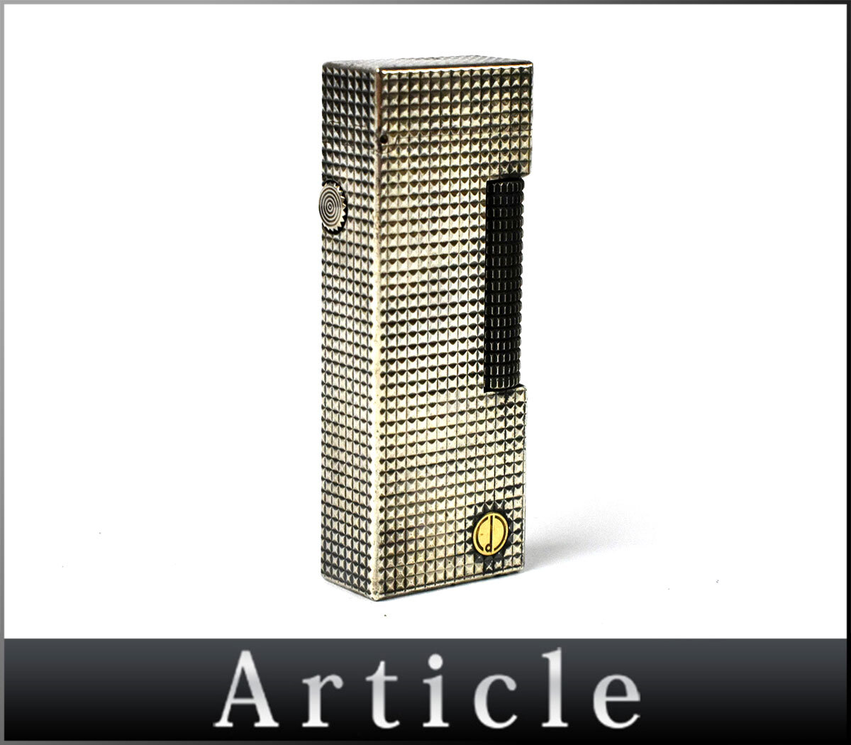 239198◇着火未確認 dunhill ダンヒル ダイヤモンドヘッド ガスライター ライター ローラー 真鍮 ゴールド 喫煙具 喫煙グッズ/ G拍卖