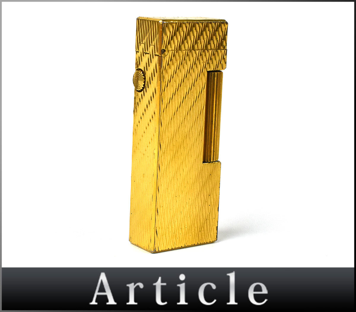 238875□着火未確認 dunhill ダンヒル ガスライター ライター GP ゴールド メンズ レディース 喫煙具 喫煙グッズ 小物 雑貨/ G拍卖