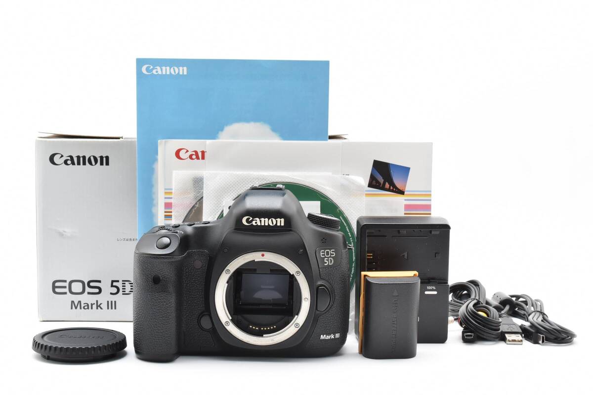 【元箱 完動品 】 Canon キャノン EOS 5D Mark III ボディ AFデジタル一眼レフカメラ #25288拍卖