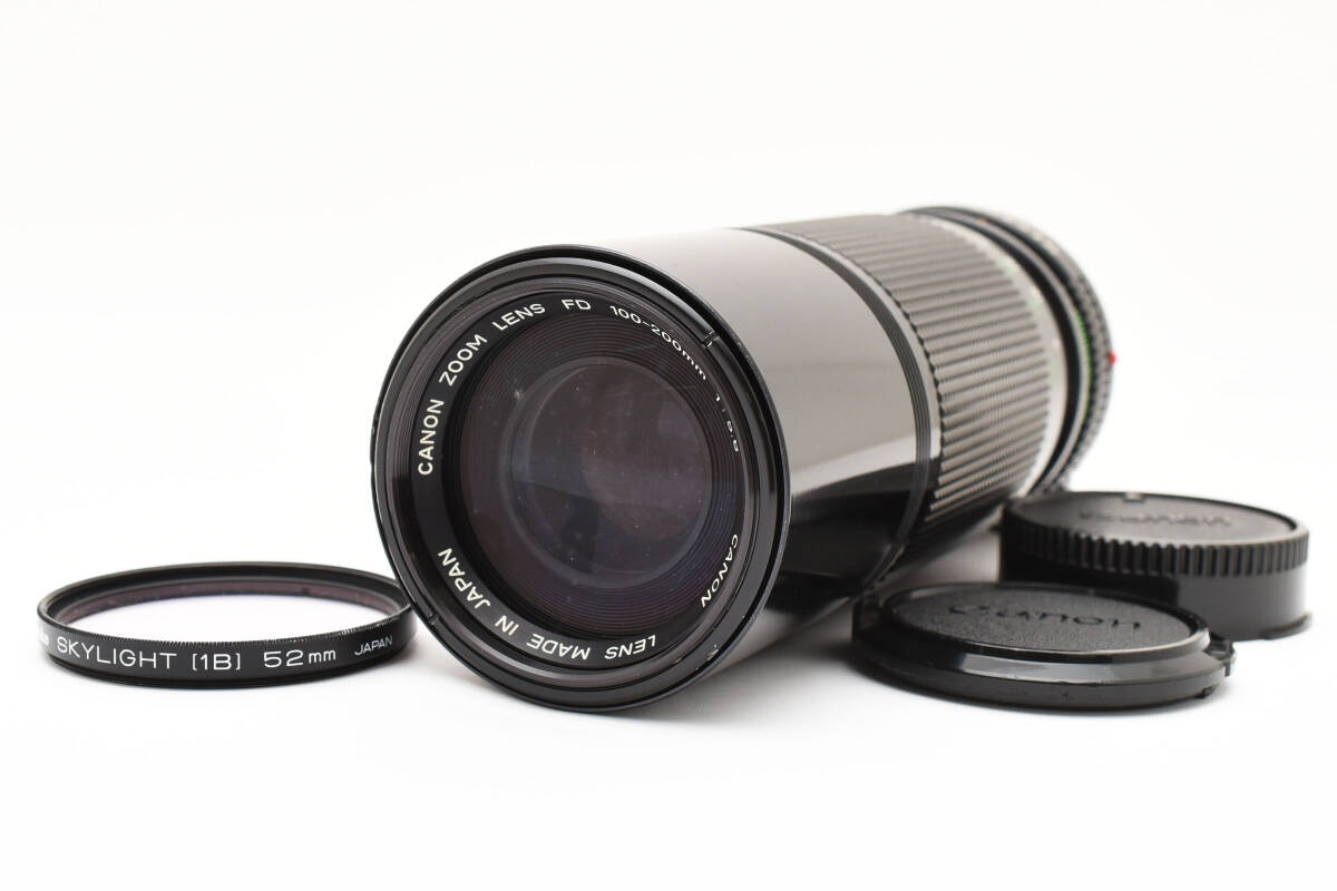 ★動作品★ Canon キヤノン New FD 100-200mm F5.6 ズーム レンズ フィルター キャップ #25056拍卖