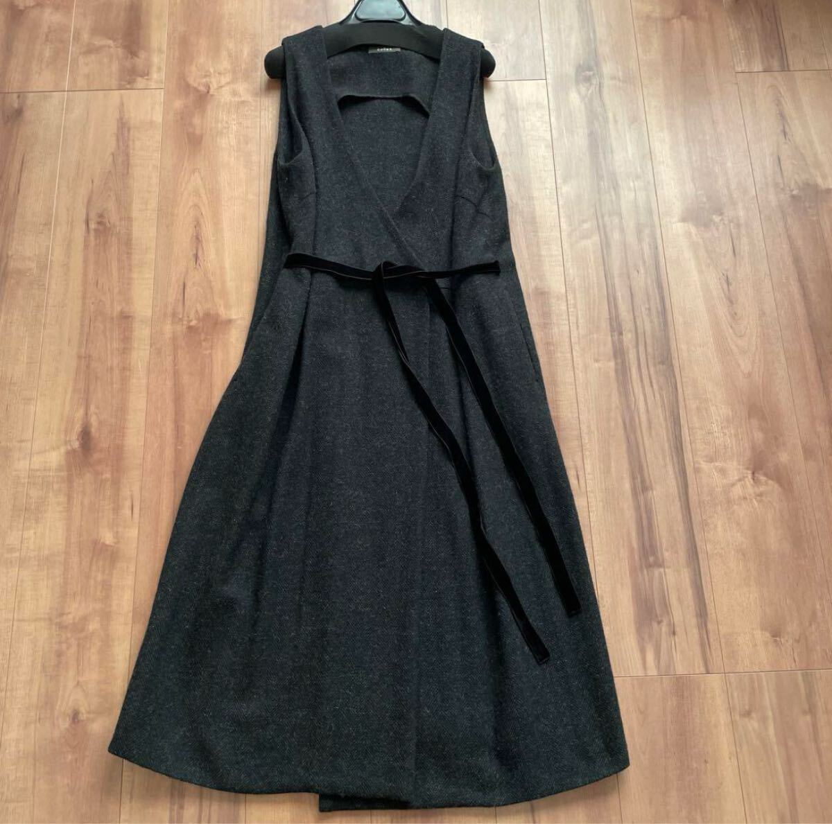 着用2回 collex ロングジレ ロングコート アバハウス拍卖