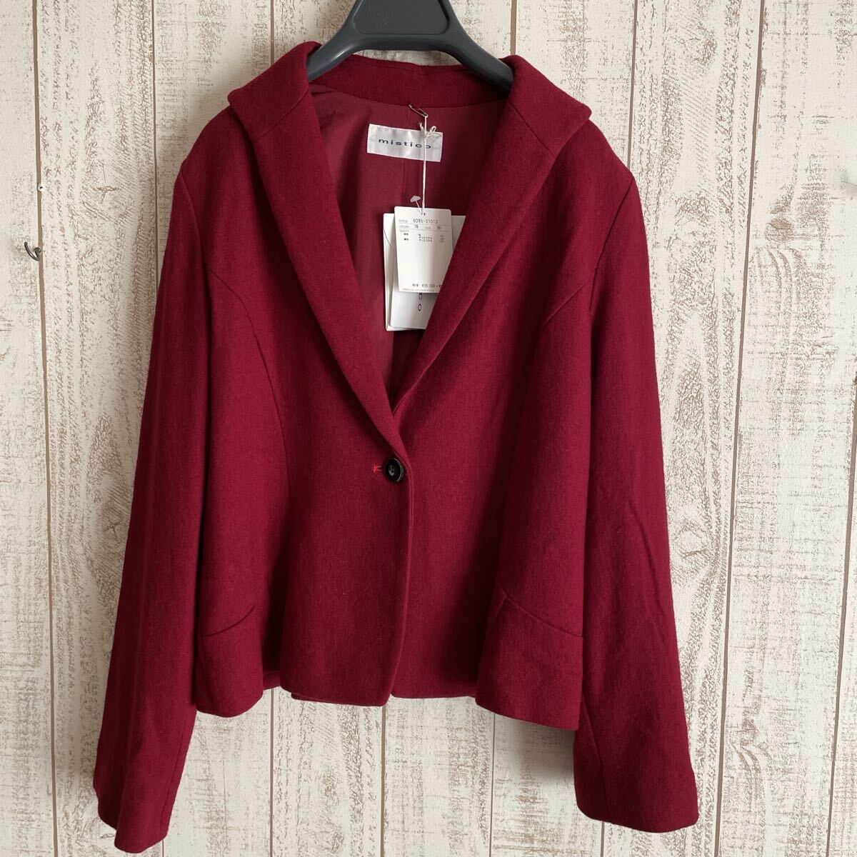 新品 mistico 定価¥4万2900円 ウール ジャケット拍卖