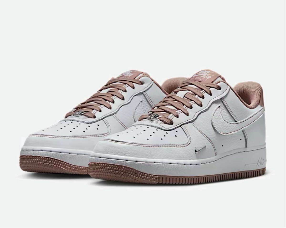 ナイキ 正規品 新品 エアフォース1 メンズ 26cm ウィメンズ26.5cm IB6543-100 07 ミニジュエル ピンク メタリック 完売品 1点のみ 送料無料拍卖