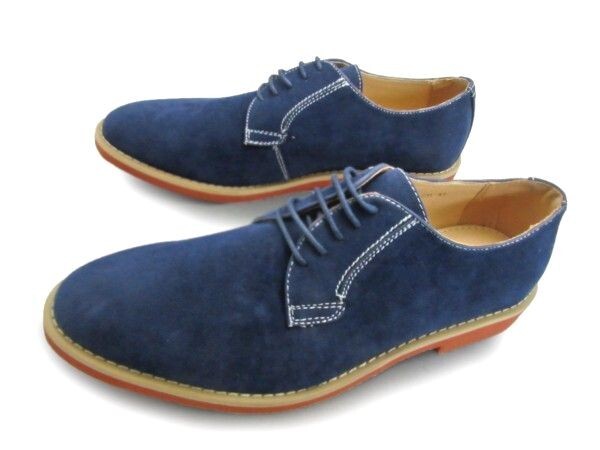 L844新品BELLA DONNA軽量カジュアルプレーントゥ/レースアップ25.5㌢NAVY♂拍卖
