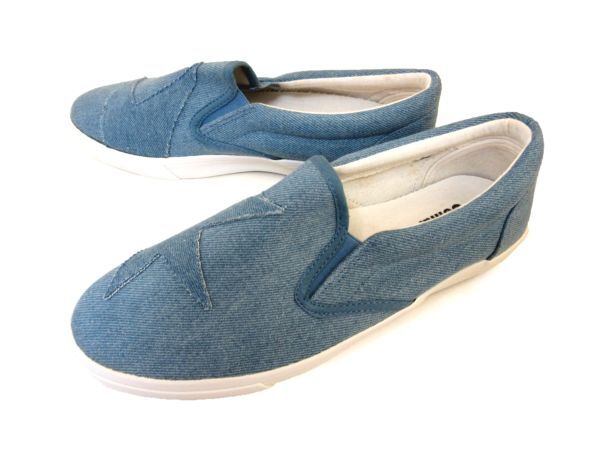 L845新品Conlar Eveローカット/スリッポンスニーカーS⇒25㌢BLUE♂拍卖
