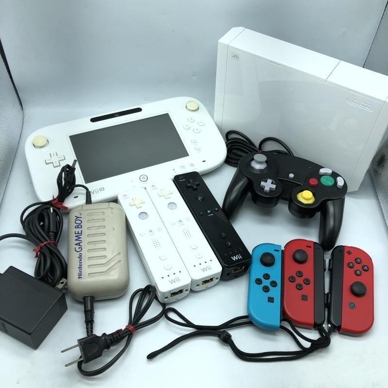 【ジャンク】任天堂パーツいろいろ Wii本体 1台 Wiiリモコン 3個 WiiU ゲームパッド Joy-Con 3個 ゲームボーイ 充電式アダプタ拍卖