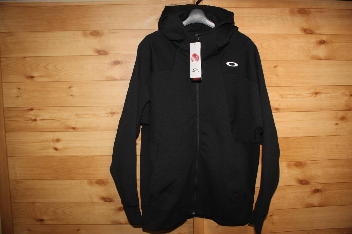 未使用 XL 黒 オークリーOAKLEY スウェットフルジップパーカージャケット ENHANCE DRY GRID FLEECE FOA406269 送料無料拍卖