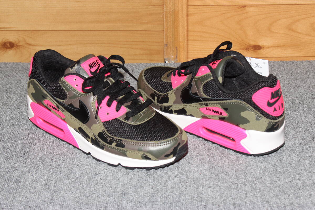 未使用 27.5㎝ ナイキNIKE エア マックス 90 プレミアム AIR MAX 90 PRM ピンク迷彩カモフラ IF1721-300 送料無料即決拍卖
