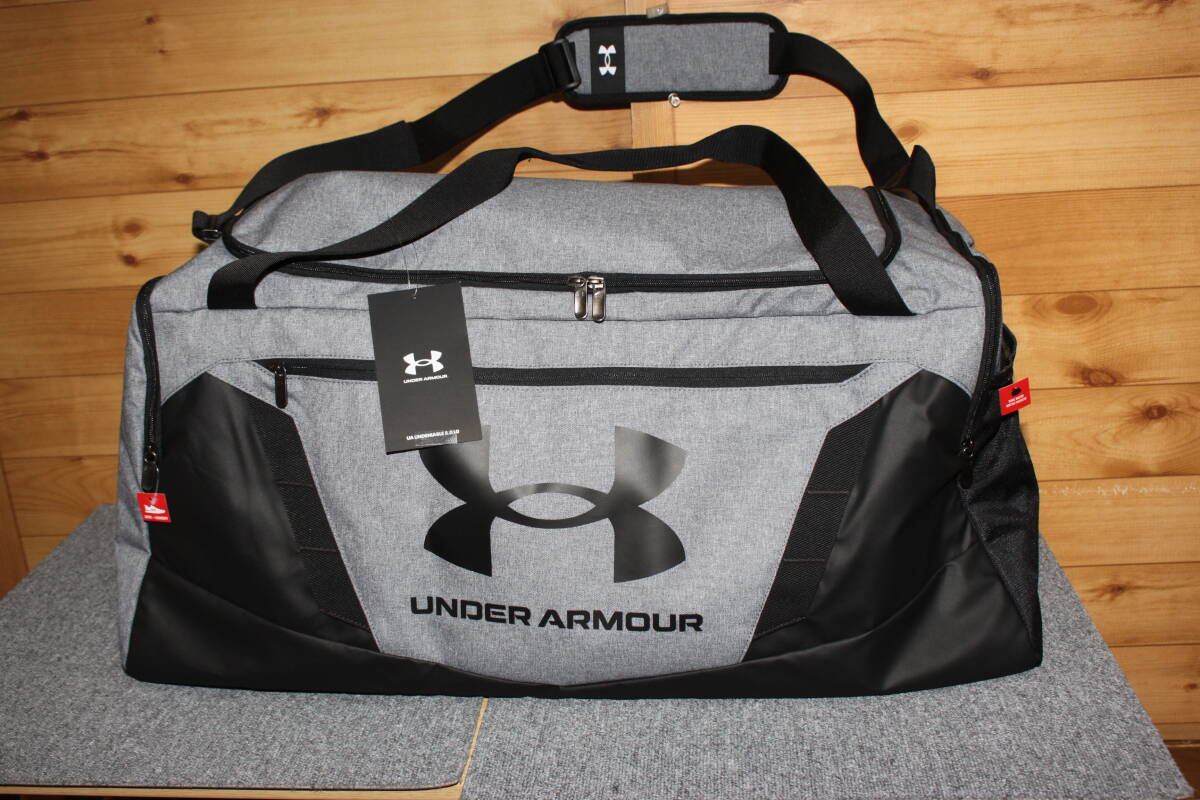 未使用 101L 黒灰 アンダーアーマー アンディナイアブル5.0 ダッフルバッグ スポーツ遠征特大ボストンバッグ 1369224 送料無料即決拍卖