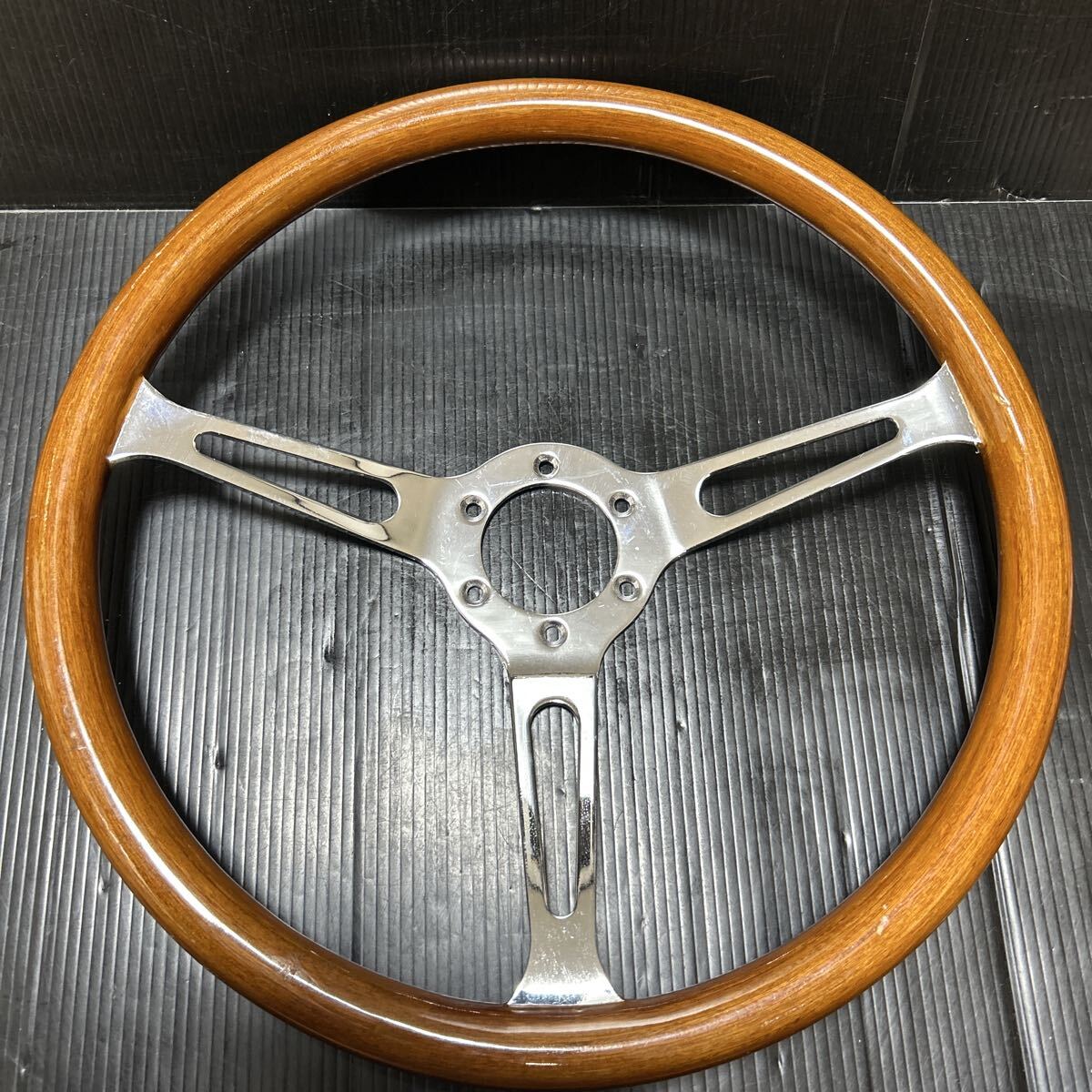 旧車 ウッドステアリング メーカー不明拍卖