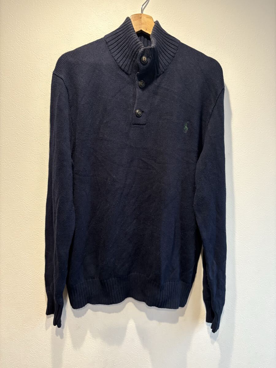 POLO RALPH セーター ニットセーター ネイビーL拍卖