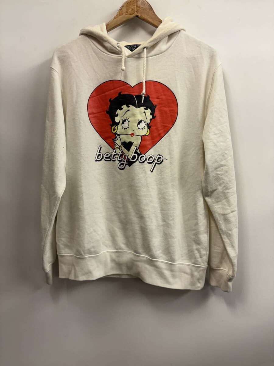BETTY BOOP スウェット パーカー白 F拍卖