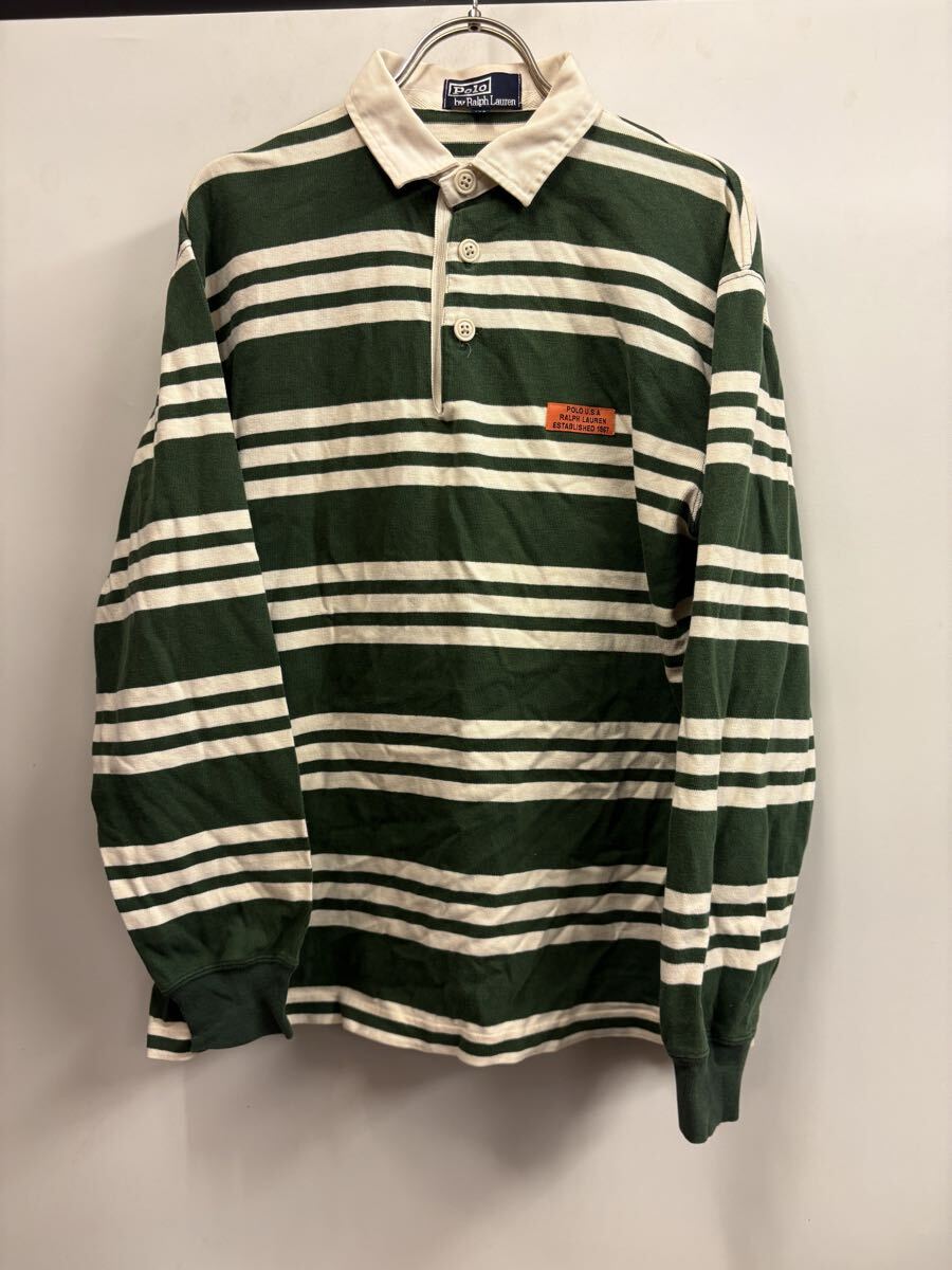 Polo by Ralph Lauren ラガーシャツ ボーダー170拍卖