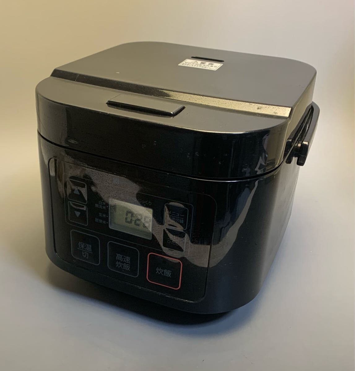 NITORI ニトリ Simpe マイコン炊飯ジャー A5BK-N ティニー 2021年 一人暮らし・単身用 可動品 計量カップ&白しゃもじ付 80サイズ発送拍卖