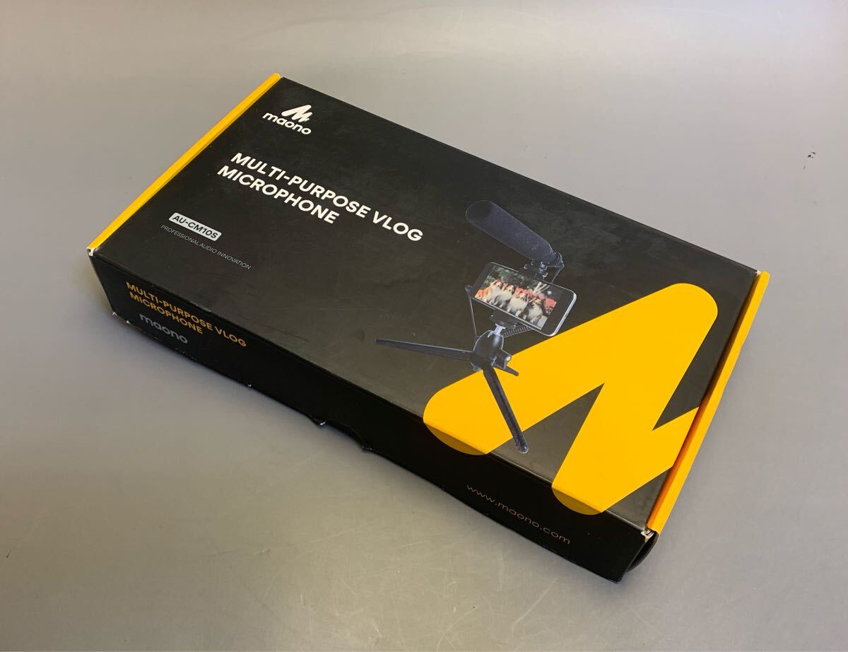 マオノ Maono AU-CM10Sマルチパーパス VLOG1マイク スマホ動画撮影用マイク 箱開封済 未使用品 欠品なし 送料600円~拍卖