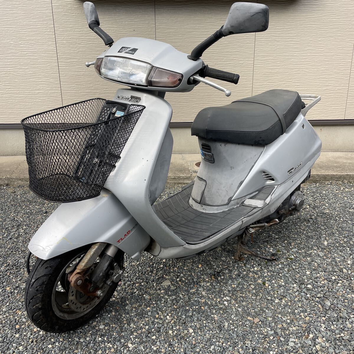 HONDA LEAD リード90 HF05 セル一発始動 走行25889km 90cc バイク スクーター 車体 現状拍卖