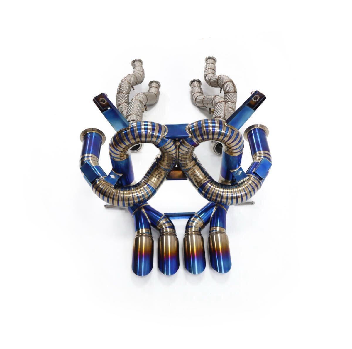 ★ING★ ランボルギーニ アヴェンタドール チタン SVJ LP700 マフラー エキゾースト カスタム エアロ パーツ 740 750 チタン ダウンパイプ拍卖