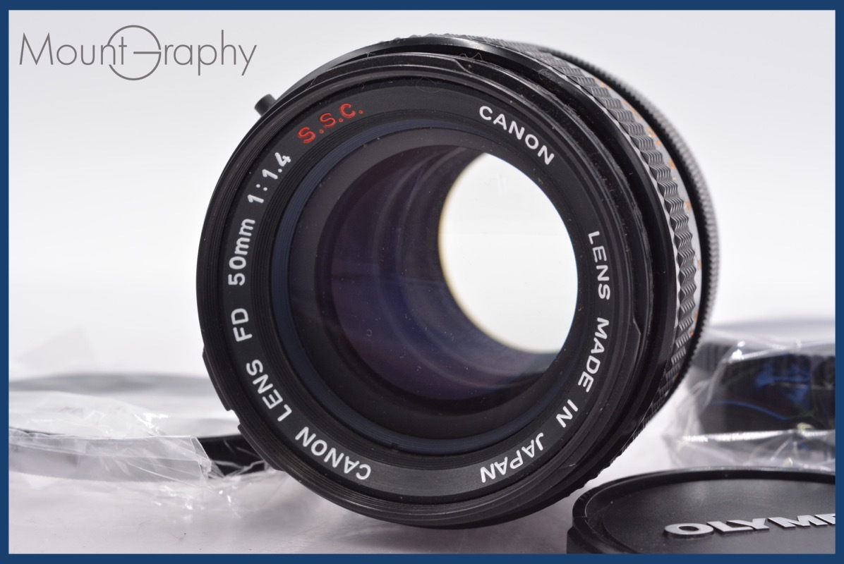★良品★ キヤノン Canon FD 50mm F1.4 S.S.C. 前後キャップ&レンズフィルター付 ★完動★同梱可 #mj5391拍卖