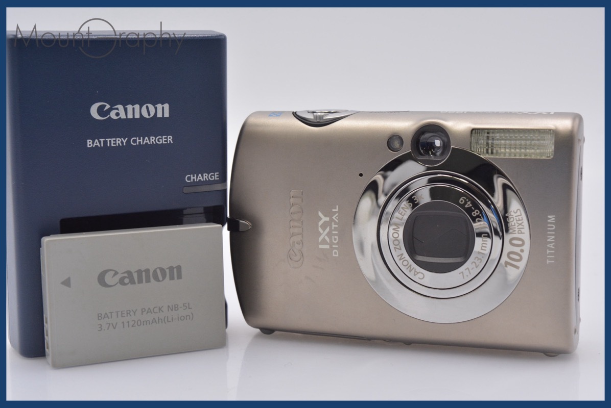 ★極上美品★ キヤノン Canon IXY DIGITAL 1000 3x バッテリー、充電器付属 ★完動★同梱可 #mj4871拍卖