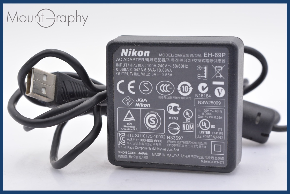 ★極上美品★ ニコン Nikon EH-69P AC ADAPTER ★完動★同梱可 #yk3126拍卖