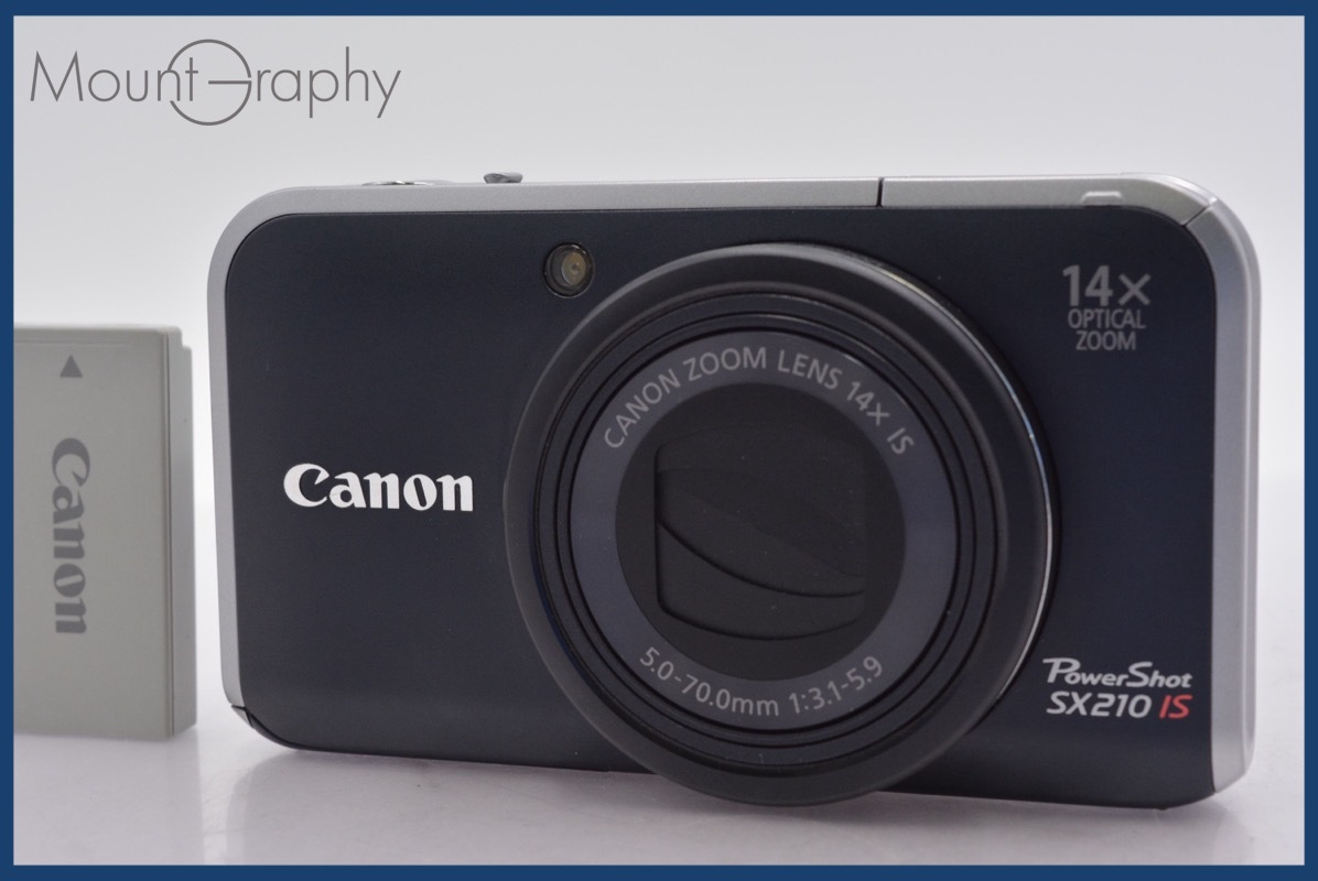 キヤノン Canon PowerShot SX210 IS 14x バッテリー付属 ★完動★同梱可 #am744拍卖