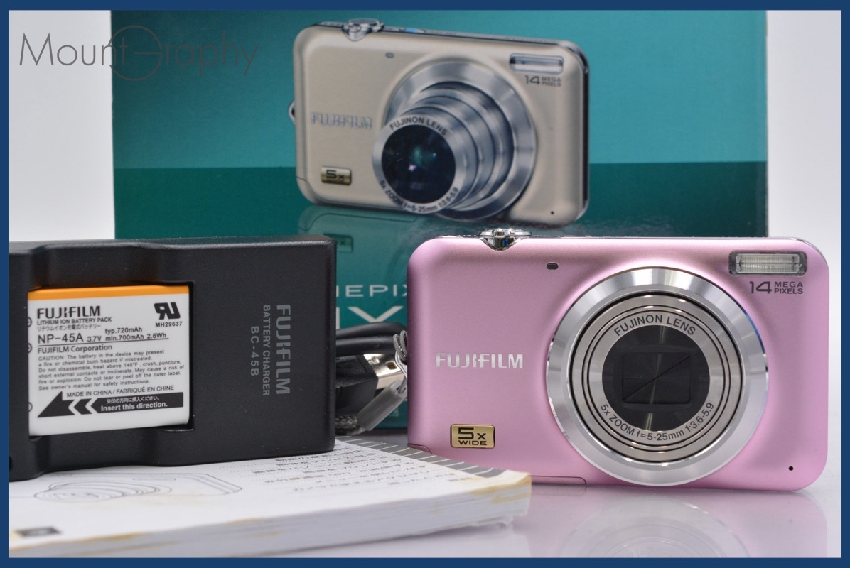 富士フィルム FUJIFILM FinePix JX280 5x 元箱、バッテリー、充電器、取扱説明書付属 ★完動★同梱可 #mj5689拍卖