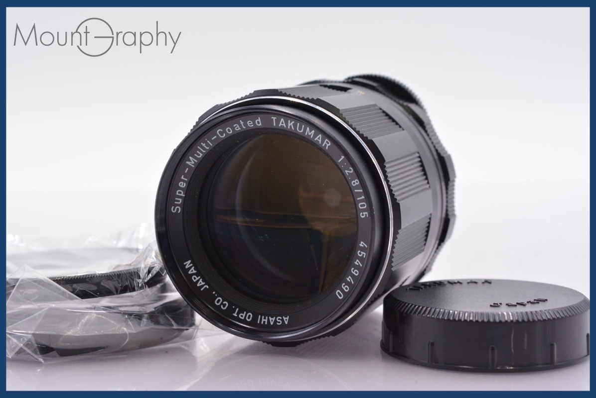 ★極上美品★ ペンタックス PENTAX Super-Multi-Coated TAKUMAR 105mm F2.8 前後キャップ&レンズフィルター付 ★完動★同梱可 #mj5206拍卖